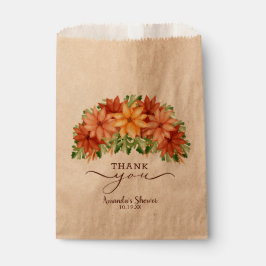 Herfst Bloemen Bruiloft Feest Bedankzakje