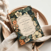  Herfst Bloemen bruiloft Kaart