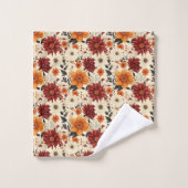 Herfst Bloemen Chrysanten Bad Handdoek (Wasdoekje)