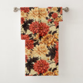 Herfst Bloemen Chrysanten Bad Handdoek (Insitu)