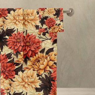 Herfst Bloemen Chrysanten Bad Handdoek
