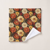Herfst Bloemen Chrysanten Bad Handdoek (Wasdoekje)