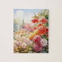 Herfst bloemen chrysanten puzzel 110 stuks. 20,3 x