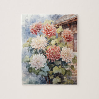 Herfst bloemen chrysanten puzzel 110 stuks. 20,3 x