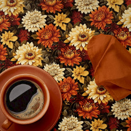 Herfst Bloemen Chrysanten Tafelkleed