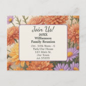 Herfst Bloemen Daisy Kaart Familie Reünie Briefkaa (Voorkant)