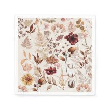 Herfst Bloemen en bladeren Waterverf