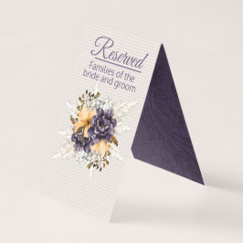 Herfst Bloemen en Pampas Grass Gereserveerde Bruil Kaart