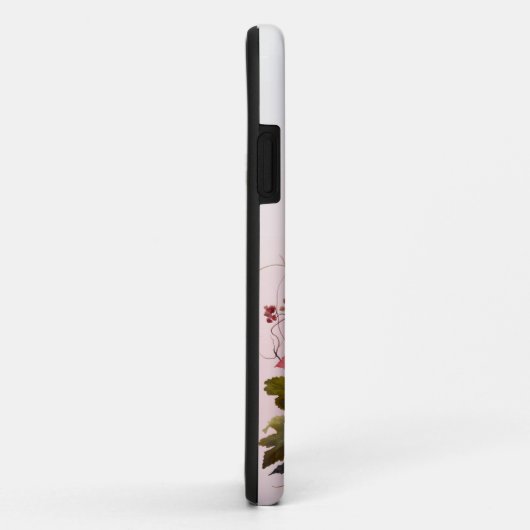 Herfst Bloemen en Pompoenen iPhone case (Achterkant/rechts)