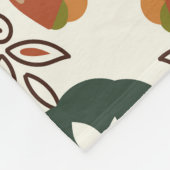 Herfst Bloemen Geometrisch, naadloos. Fleece Deken (Hoek)