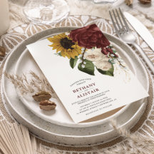  herfst bloemen groene bladeren bruiloft