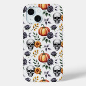 Herfst Bloemen Halloween Patroon Case-Mate iPhone Case (Achterkant)