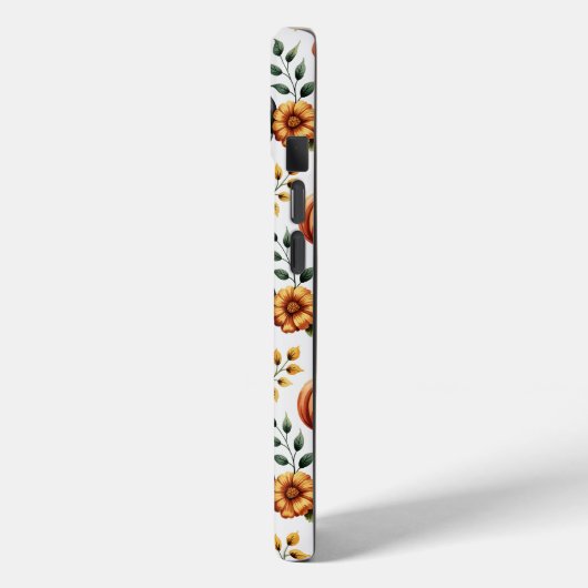 Herfst Bloemen Halloween Patroon Case-Mate iPhone Case (Achterkant / Links)