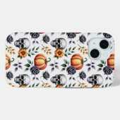 Herfst Bloemen Halloween Patroon Case-Mate iPhone Case (Achterkant (horizontaal))