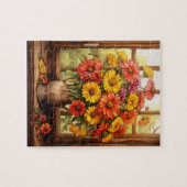 Herfst Bloemen Helenium Puzzel 110 stuks. 20,3 x 2 Legpuzzel (Horizontaal)