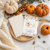 Herfst Bloemen Herfst Baby Meisje Party Uitnodigen Kaart