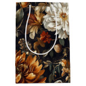 Herfst Bloemen Herfst Botanische  Patroon Medium Cadeauzakje (Voorkant)