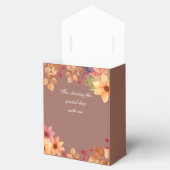 Herfst Bloemen Herfst Vrijgezellenfeest Bedankdoosjes (Geopend)