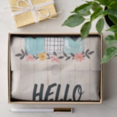 Herfst Bloemen in Mason Jars Decoupage Tissuepapier (Geschenk)