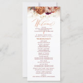 Herfst Bloemen Katholiek Huwelijksprogramma met mi (Voorkant)