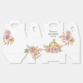 Herfst Bloemen Kleine Pompoen Baby shower Bedankdoosjes (Ongevouwen)