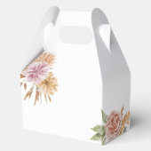 Herfst Bloemen Kleine Pompoen Baby shower Bedankdoosjes (Achterkant)