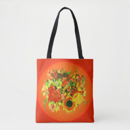 Herfst Bloemen Kleurrijk Tote Bag