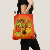 Herfst Bloemen Kleurrijk Tote Bag (Dichtbij)