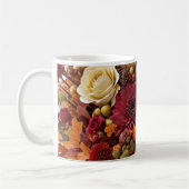 Herfst Bloemen Koffie Mok (Links)