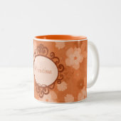 Herfst Bloemen Koffie Mok Cup (Voorkant rechts)