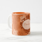 Herfst Bloemen Koffie Mok Cup (Voorkant links)