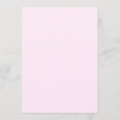 Herfst Bloemen Lijst Elegant Modern Rustiek CUSTOM Menu (Achterkant)