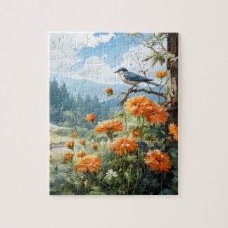 Herfst Bloemen Marigold Puzzel 110 Stks. 20,3 x 25