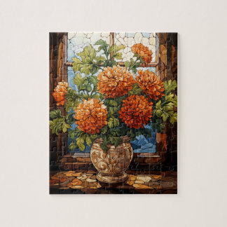 Herfst Bloemen Marigold Puzzel 110 Stks. 20,3 x 25