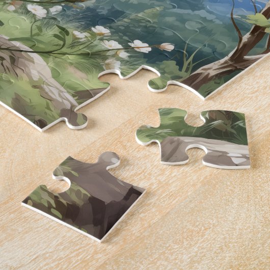 Herfst Bloemen Marigold Puzzel 110 Stks. 20,3 x 25 Legpuzzel (Zijkant)