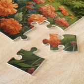 Herfst Bloemen Marigold Puzzel 110 Stks. 20,3 x 25 Legpuzzel (Zijkant)