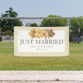 Herfst Bloemen Net Getrouwd Auto Banner (Insitu)