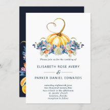 Herfst Bloemen Pompoen Bruiloft