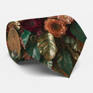 Herfst Bloemen Rozen Necksjaal Stropdas