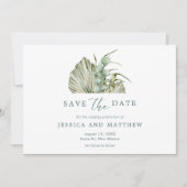 Herfst Bloemen Rustiek Outdoor Wedding Save The Date (Voorkant)