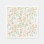 Herfst Bloemen Servet (Voorkant)