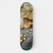 Herfst Bloemen Skateboard (Voorkant)