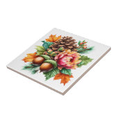 Herfst Bloemen Tegeltje (Zijkant)