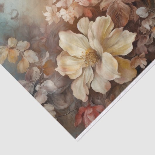 Herfst Bloemen Thanksgiving Halloween Decoupage Tissuepapier (Detail)