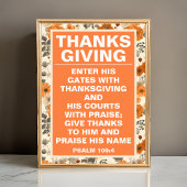  Herfst Bloemen Thanksgiving Wall Art Print