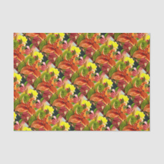 Herfst, bloemen tissuepapier