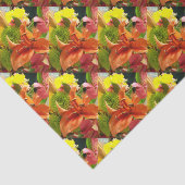 Herfst, bloemen tissuepapier (Detail)