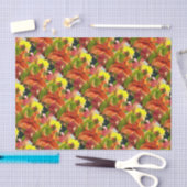 Herfst, bloemen tissuepapier (Craft)