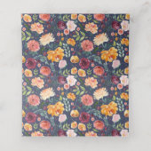 Herfst Bloemen Trouwplaats Kaart Plaatskaartje (Binnenkant ongevouwen)