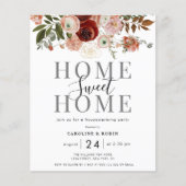 herfst bloemen uitnodiging voor het huishouden (Voorkant)